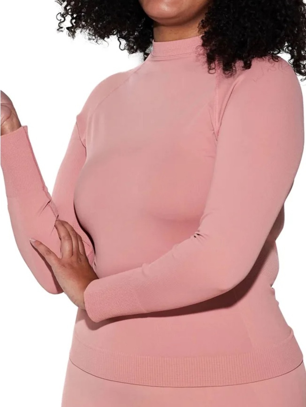 Halfdays Johnson Pink Base Layer Ski Top